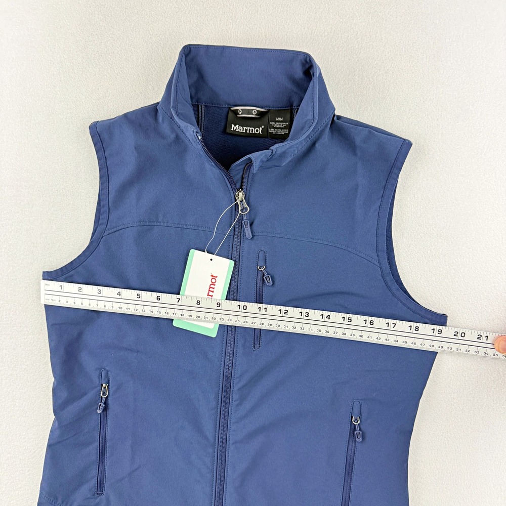 Marmot Tempo Vest / Womens Size M / Arctic Navy Full Zip Sleeveless Jacket NEW - Picture 7 of 9